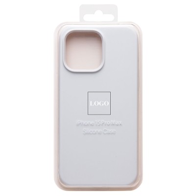 Чехол-накладка для Apple iPhone 15 Pro Max (белый) ORG Soft Touch
