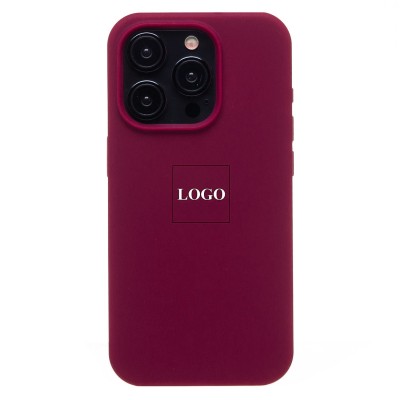 Чехол-накладка для Apple iPhone 15 Pro (бордовый) ORG Soft Touch