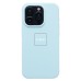 Чехол-накладка для Apple iPhone 15 Pro (пастельный синий) ORG Soft Touch
