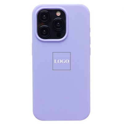 Чехол-накладка для Apple iPhone 15 Pro (пастельный сиреневый) ORG Soft Touch