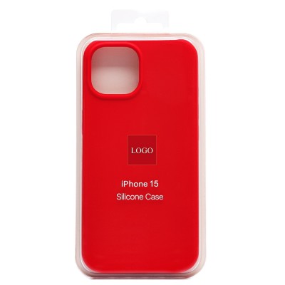 Чехол-накладка для Apple iPhone 15 (красный) ORG Soft Touch