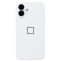 Чехол-накладка для Apple iPhone 16 Plus (белый) ORG Soft Touch