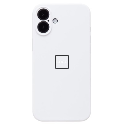 Чехол-накладка для Apple iPhone 16 Plus (белый) ORG Soft Touch
