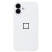 Чехол-накладка для Apple iPhone 16 Plus (белый) ORG Soft Touch