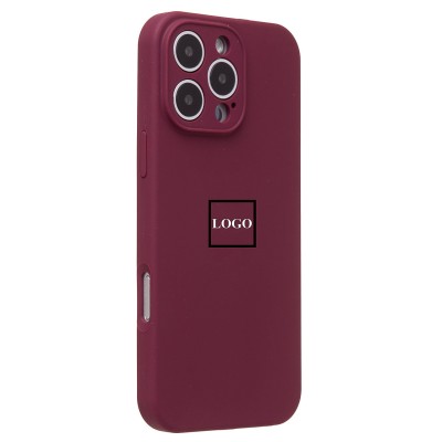 Чехол-накладка для Apple iPhone 16 Pro Max (бордовый) ORG Soft Touch