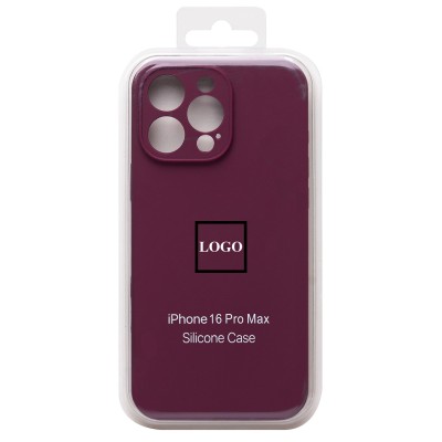 Чехол-накладка для Apple iPhone 16 Pro Max (бордовый) ORG Soft Touch