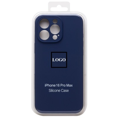 Чехол-накладка для Apple iPhone 16 Pro Max (темно-синий) ORG Soft Touch Чехол-накладка для Apple iPhone 16 Pro Max (темно-синий) ORG Soft Touch