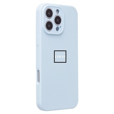 Чехол-накладка для Apple iPhone 16 Pro Max (пастельный синий) ORG Soft Touch