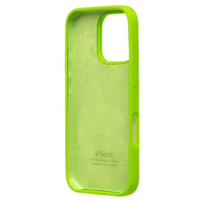 Чехол-накладка для Apple iPhone 16 Pro (зеленый) ORG Soft Touch