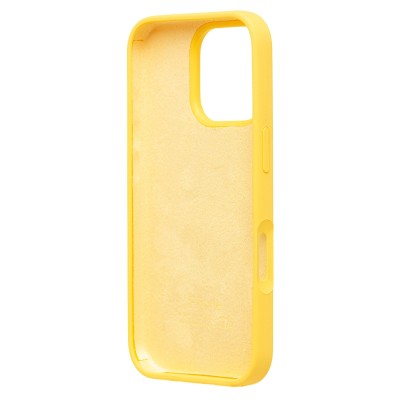Чехол-накладка для Apple iPhone 16 Pro (желтый) ORG Soft Touch