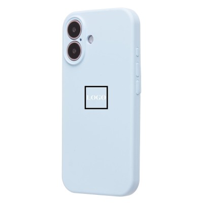 Чехол-накладка для Apple iPhone 16 (пастельный синий) ORG Soft Touch