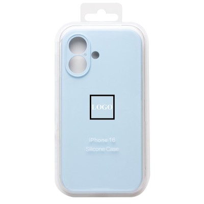 Чехол-накладка для Apple iPhone 16 (пастельный синий) ORG Soft Touch