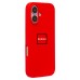Чехол-накладка для Apple iPhone 16 (красный) ORG Soft Touch
