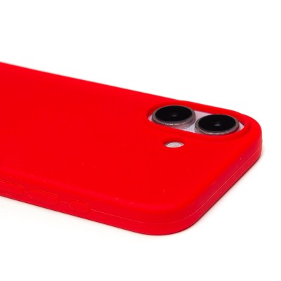 Чехол-накладка для Apple iPhone 16 (красный) ORG Soft Touch