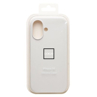 Чехол-накладка для Apple iPhone 16 (белый) ORG Soft Touch