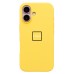 Чехол-накладка для Apple iPhone 16 (желтый) ORG Soft Touch