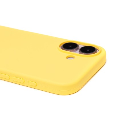 Чехол-накладка для Apple iPhone 16 (желтый) ORG Soft Touch