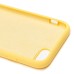 Чехол-накладка для Apple iPhone SE 2020 (желтый) ORG Soft Touch
