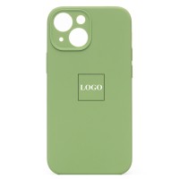 Чехол-накладка для Apple iPhone 13 mini (зеленый) ORG Soft Touch с закрытой камерой