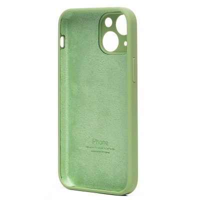 Чехол-накладка для Apple iPhone 13 mini (зеленый) ORG Soft Touch с закрытой камерой