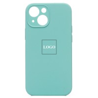 Чехол-накладка для Apple iPhone 13 mini (мятный) ORG Soft Touch с закрытой камерой