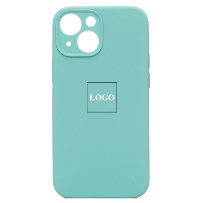 Чехол-накладка для Apple iPhone 13 mini (мятный) ORG Soft Touch с закрытой камерой