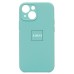 Чехол-накладка для Apple iPhone 13 mini (мятный) ORG Soft Touch с закрытой камерой