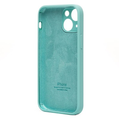 Чехол-накладка для Apple iPhone 13 mini (мятный) ORG Soft Touch с закрытой камерой
