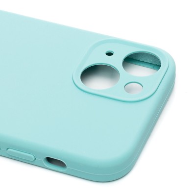 Чехол-накладка для Apple iPhone 13 mini (мятный) ORG Soft Touch с закрытой камерой