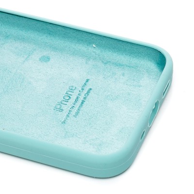 Чехол-накладка для Apple iPhone 13 mini (мятный) ORG Soft Touch с закрытой камерой