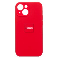 Чехол-накладка для Apple iPhone 13 mini (красный) ORG Soft Touch с закрытой камерой