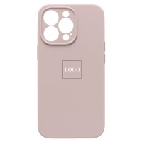 Чехол-накладка для Apple iPhone 13 Pro (бежевый) ORG Soft Touch с закрытой камерой