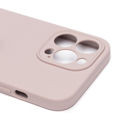 Чехол-накладка для Apple iPhone 13 Pro (бежевый) ORG Soft Touch с закрытой камерой