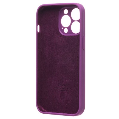 Чехол-накладка для Apple iPhone 13 Pro (фиолетовый) ORG Soft Touch с закрытой камерой