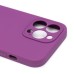 Чехол-накладка для Apple iPhone 13 Pro (фиолетовый) ORG Soft Touch с закрытой камерой