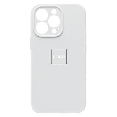 Чехол-накладка для Apple iPhone 13 Pro (белый) ORG Soft Touch с закрытой камерой