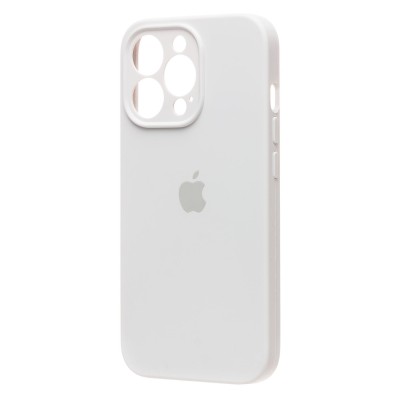 Чехол-накладка для Apple iPhone 13 Pro (белый) ORG Soft Touch с закрытой камерой