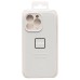 Чехол-накладка для Apple iPhone 13 Pro (белый) ORG Soft Touch с закрытой камерой