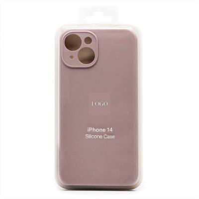 Чехол-накладка для Apple iPhone 14 (бежевый) ORG Soft Touch с закрытой камерой