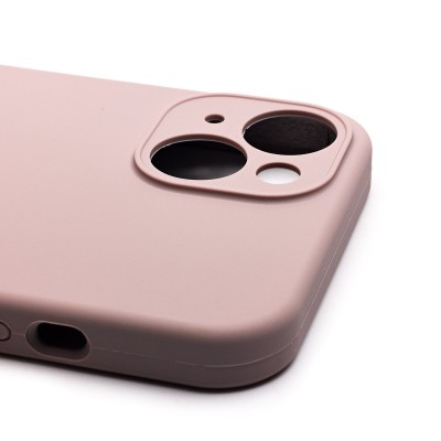 Чехол-накладка для Apple iPhone 14 (бежевый) ORG Soft Touch с закрытой камерой