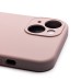 Чехол-накладка для Apple iPhone 14 (бежевый) ORG Soft Touch с закрытой камерой