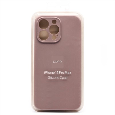 Чехол-накладка для Apple iPhone 15 Pro Max (бежевый) ORG Soft Touch с закрытой камерой
