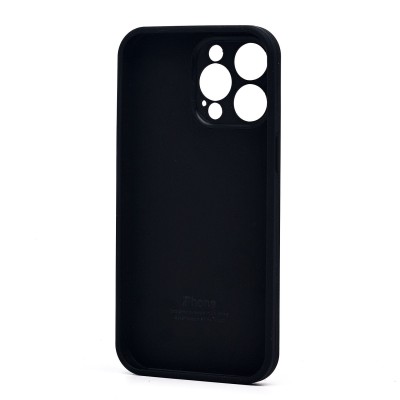 Чехол-накладка для Apple iPhone 15 Pro Max (черный) ORG Soft Touch с закрытой камерой