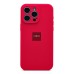 Чехол-накладка для Apple iPhone 15 Pro Max (бордовый) ORG Soft Touch с закрытой камерой