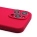 Чехол-накладка для Apple iPhone 15 Pro Max (бордовый) ORG Soft Touch с закрытой камерой