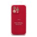 Чехол-накладка для Apple iPhone 15 Pro Max (бордовый) ORG Soft Touch с закрытой камерой