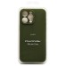 Чехол-накладка для Apple iPhone 15 Pro Max (темно-зеленый) ORG Soft Touch с закрытой камерой