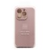 Чехол-накладка для Apple iPhone 15 Pro (бежевый) ORG Soft Touch с закрытой камерой