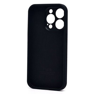 Чехол-накладка для Apple iPhone 15 Pro (черный) ORG Soft Touch с закрытой камерой