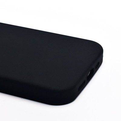 Чехол-накладка для Apple iPhone 15 Pro (черный) ORG Soft Touch с закрытой камерой